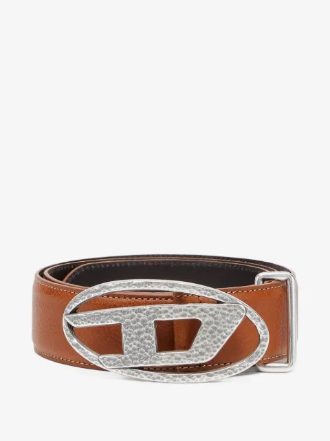 Diesel ceinture en cuir à boucle Oval D 4 cm