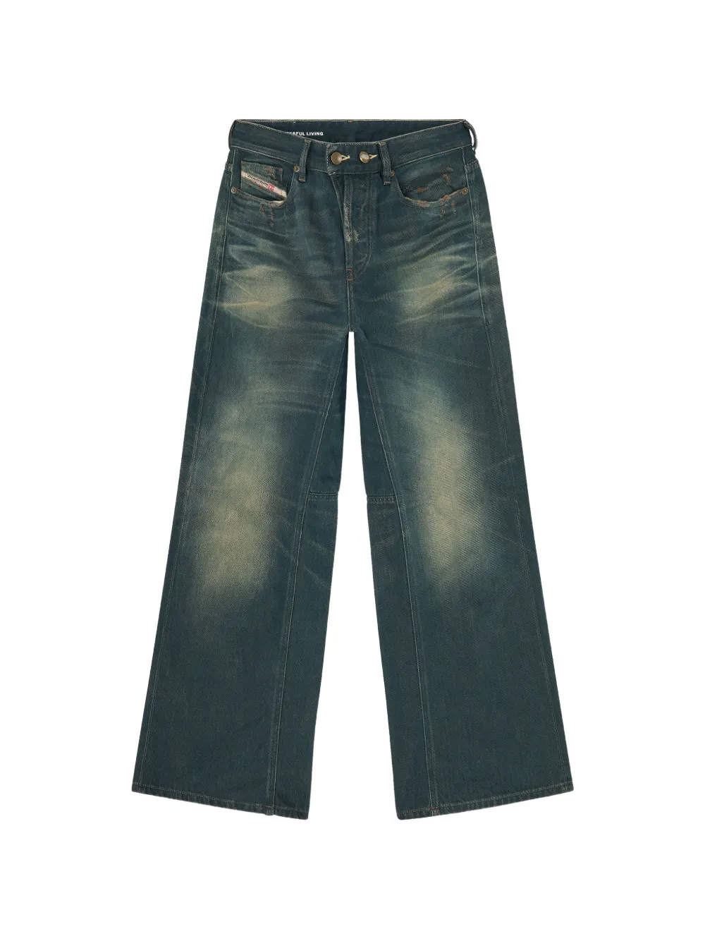 Diesel relaxed jeans low waist 1996 D-Sire - Blu
