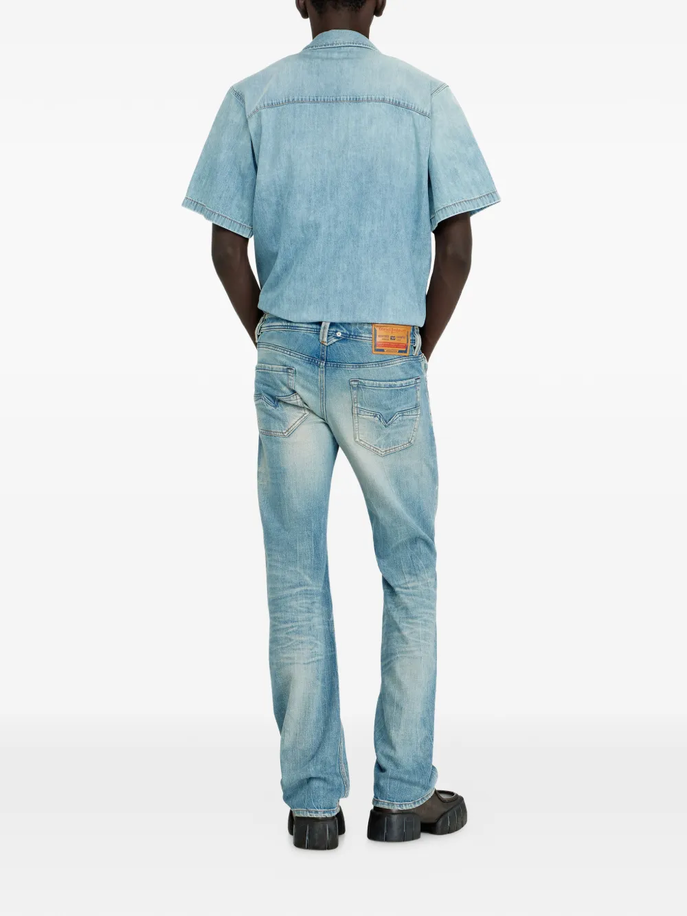 Diesel 1985 Larkee straight jeans Blauw