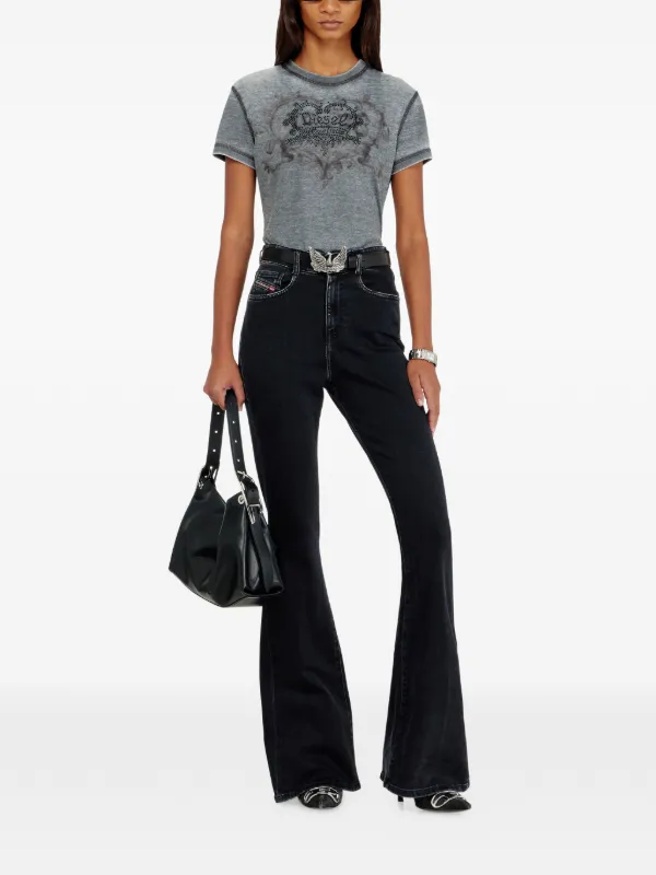 Diesel ラインストーン Tシャツ | グレー | FARFETCH JP