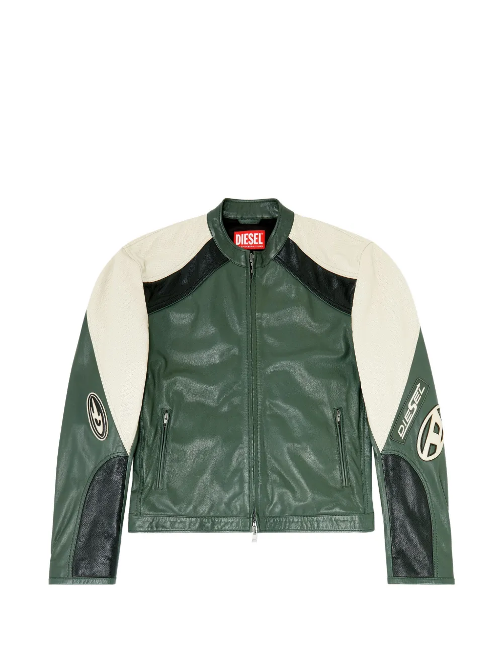 Diesel Giacca biker L-Ahti - Verde