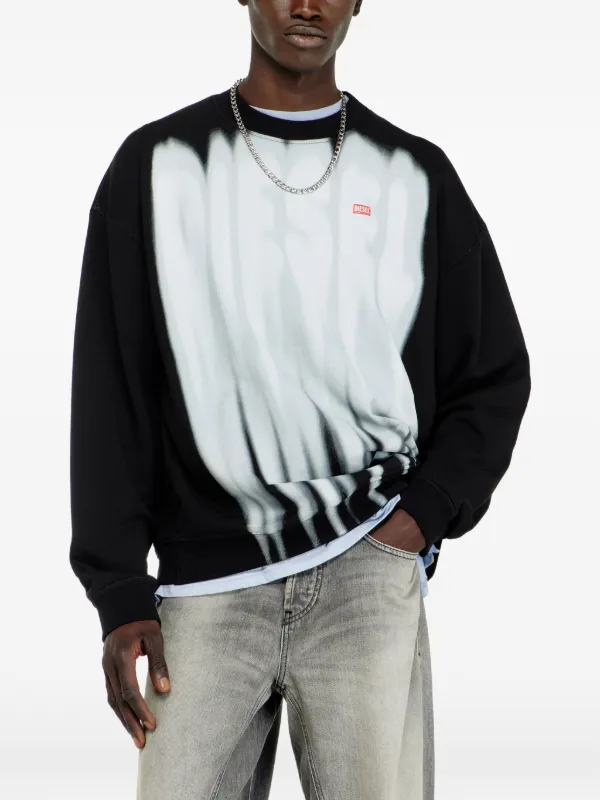 Diesel グラフィック スウェットシャツ | ブラック | FARFETCH JP