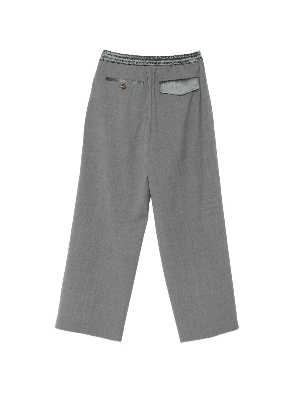 Undercover Broek met elastische taille met vlakken Grijs