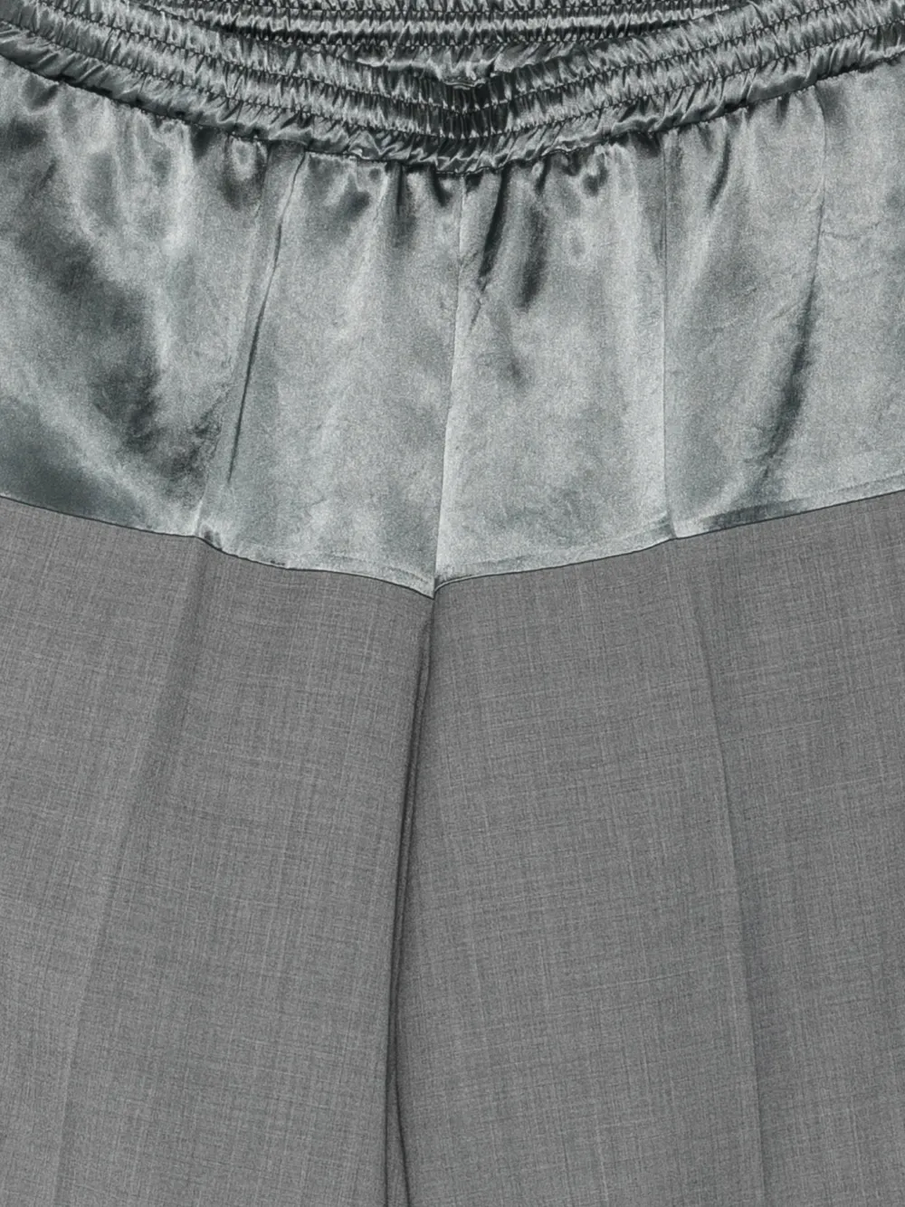 Undercover Broek met elastische taille met vlakken Grijs