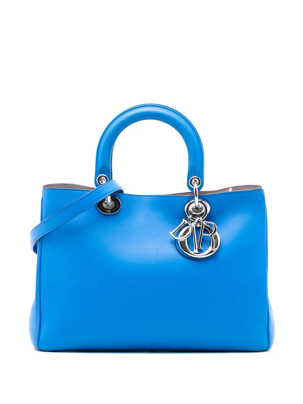 Christian Dior Pre-Owned 2013 Medium Calfskin Diorissimo Tote satchel - Blau