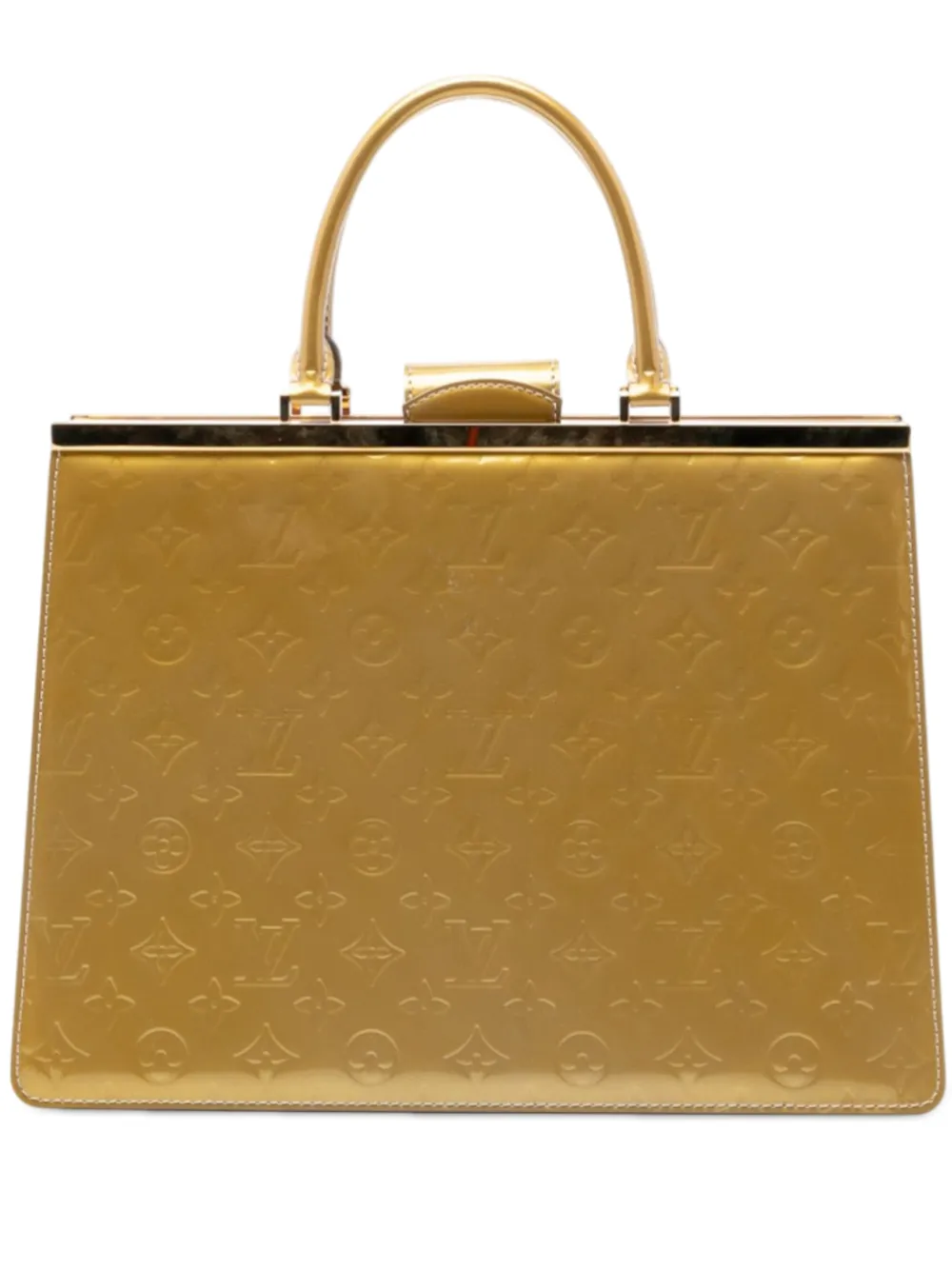 Louis Vuitton Pre-Owned 2012 Monogram Vernis Deesse GM handbag - Oro