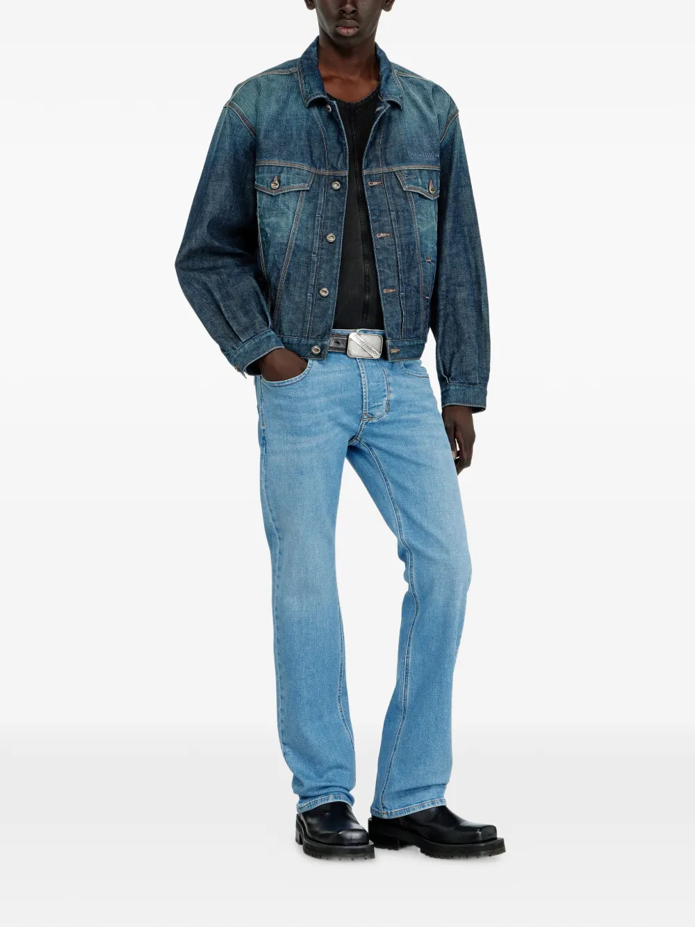 Diesel 1985 Larkee straight jeans Blauw