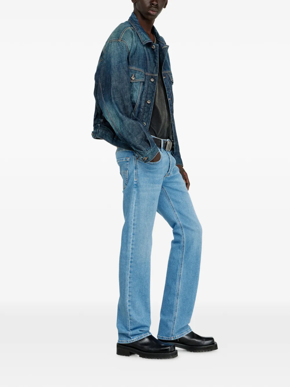 Diesel 1985 Larkee straight jeans Blauw