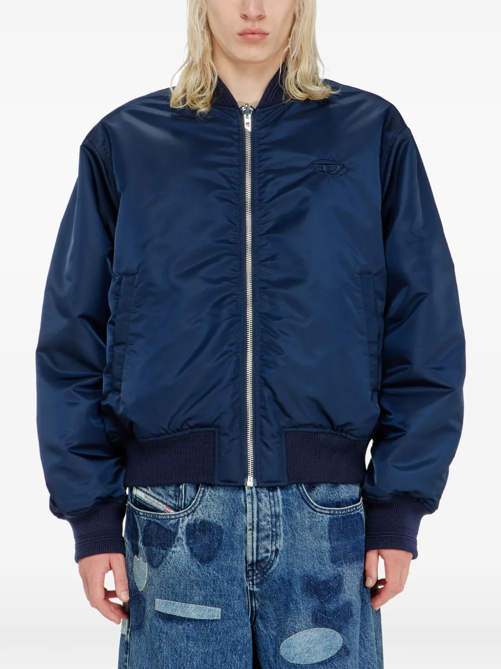 Diesel W-Type-D1 winterjack Blauw