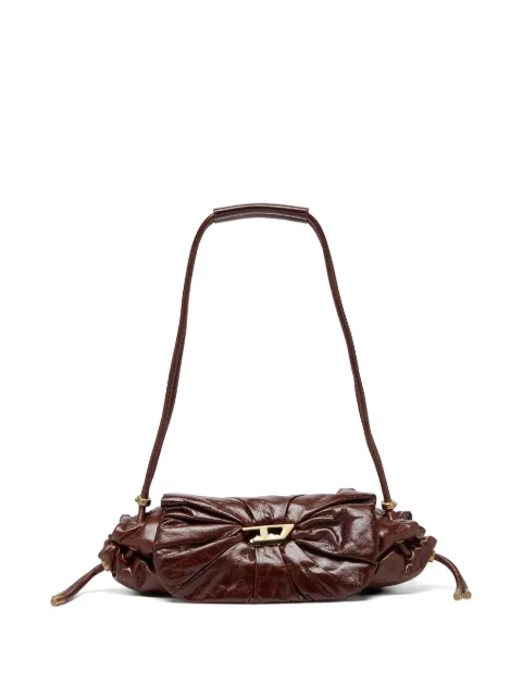Diesel Scrunch-D leather shoulder bag