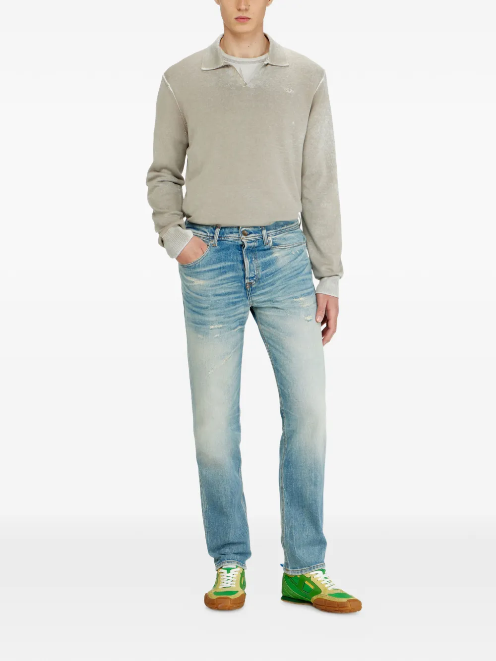 Diesel D-Finitive regular jeans Blauw
