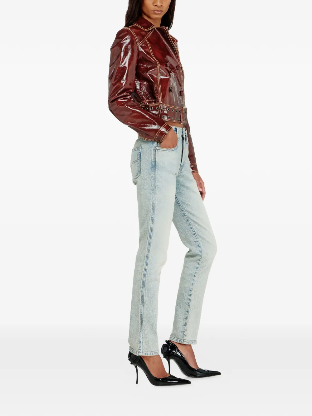 Diesel 1992 D-Jiann slim-fit jeans Blauw