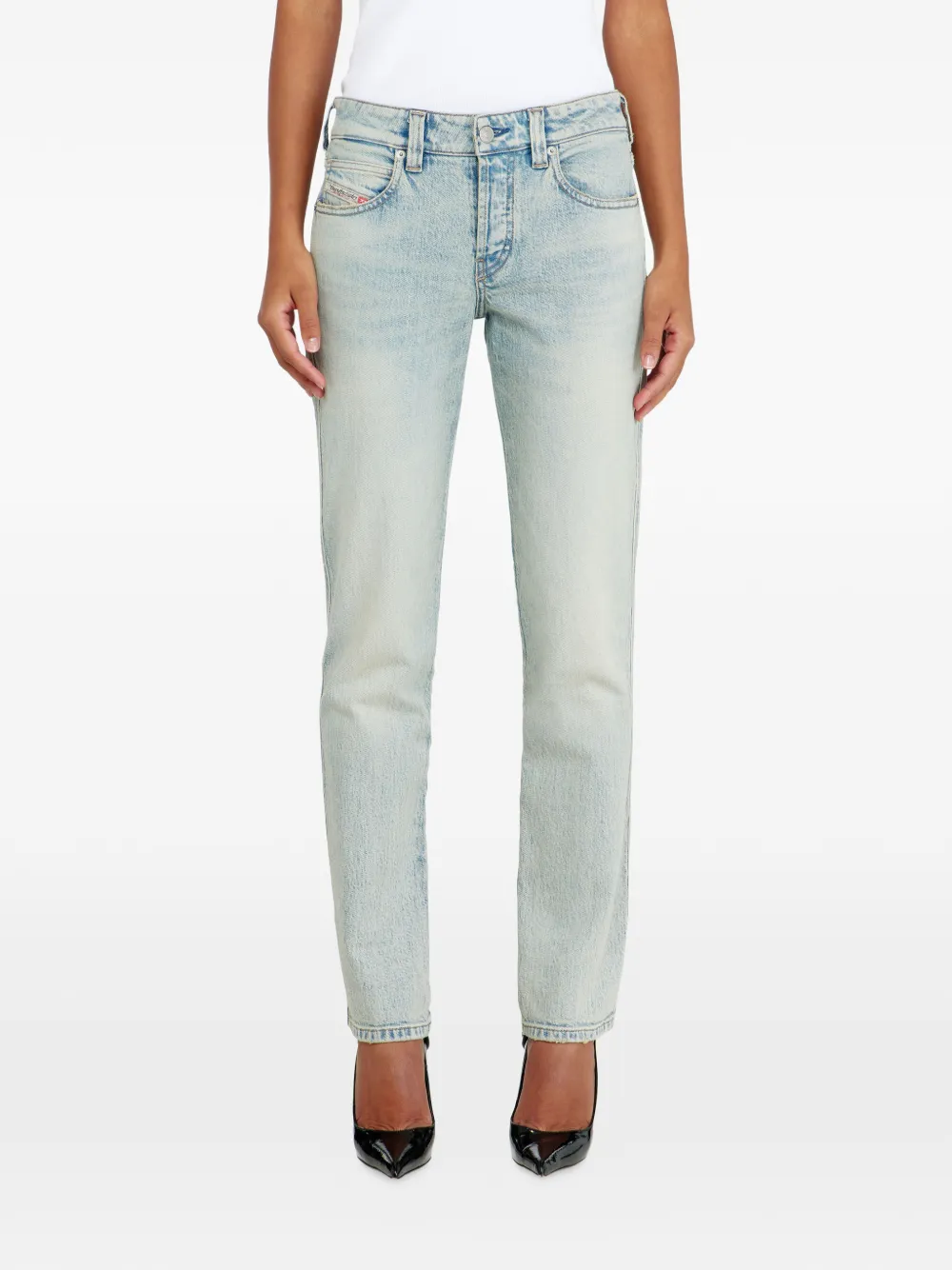 Diesel 1992 D-Jiann slim-fit jeans Blauw