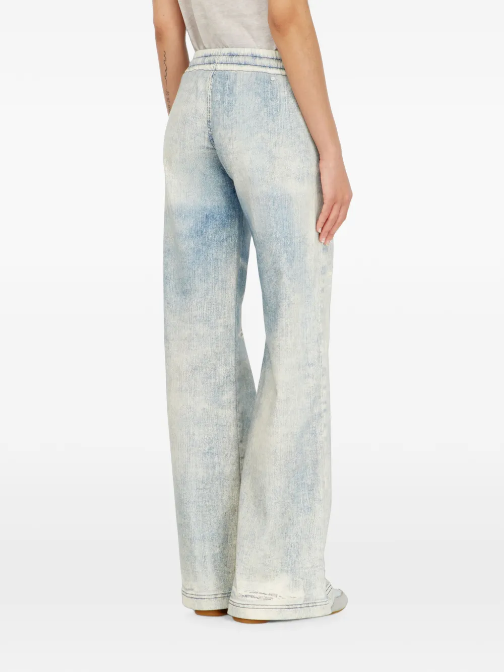 Diesel Ruimvallende low-waist 2078 D-Ainty Joggjeans Blauw