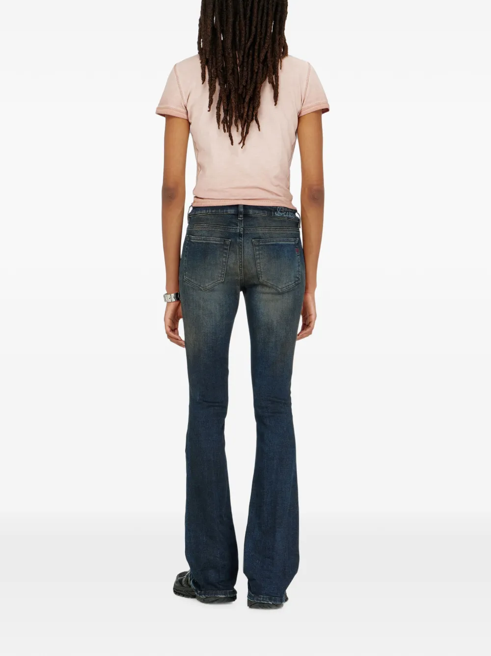 Diesel 1969 D-Ebbey bootcut low-waist jeans Blauw