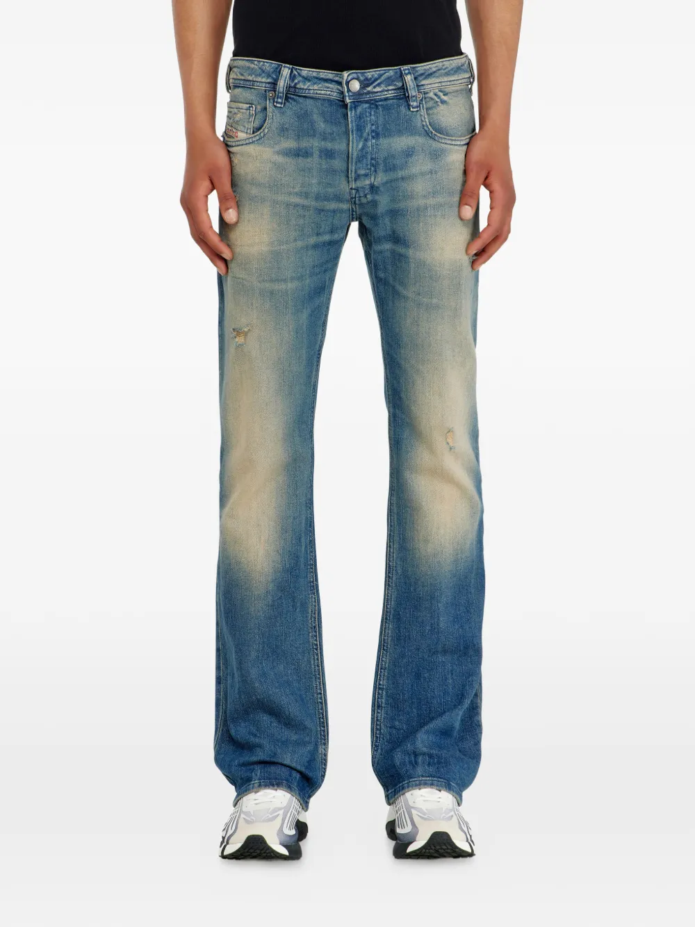 Diesel Bootcut jeans low waist 2007 Zatiny Blauw