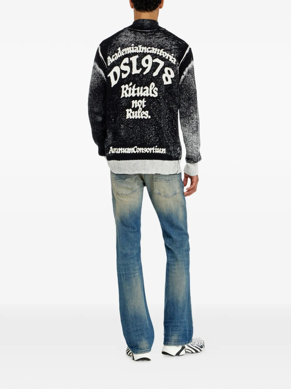 Diesel Bootcut jeans low waist 2007 Zatiny Blauw