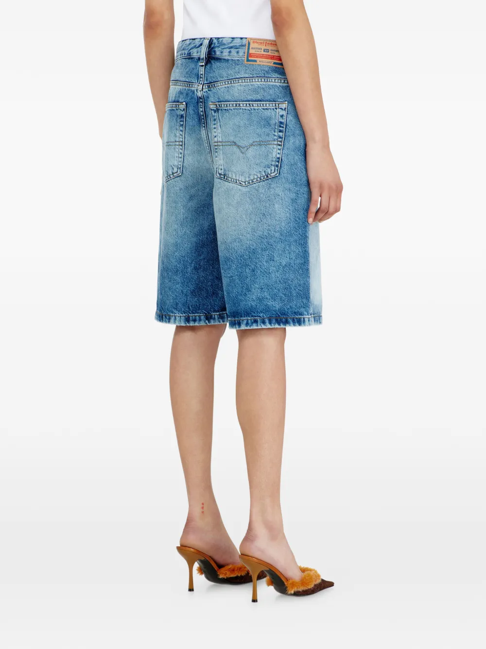 Diesel De-Sire-Short denim shorts Blauw