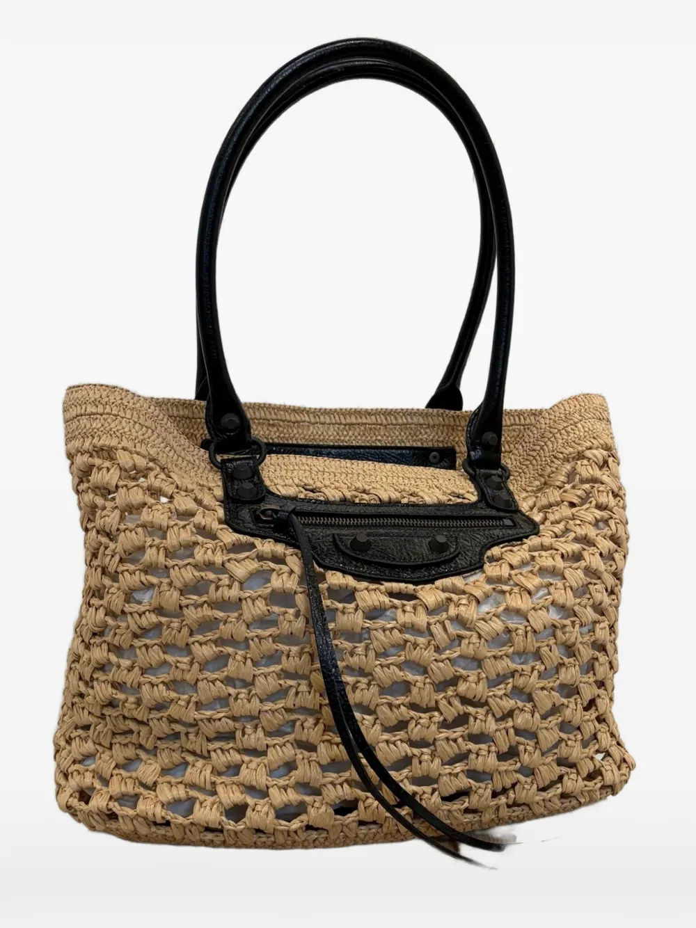 Balenciaga medium Le City basket tote bag - Toni neutri