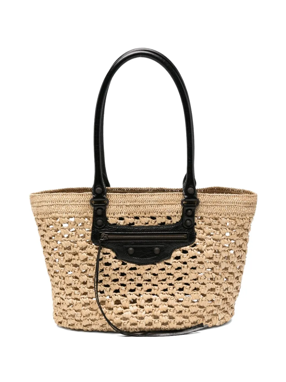 Balenciaga medium Le City basket tote bag - Nude