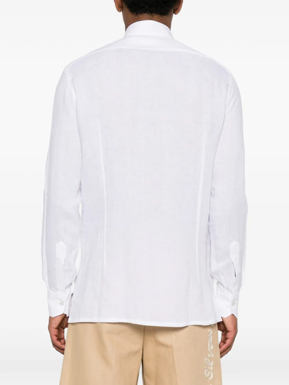 Kiton Overhemd met borstzak Wit