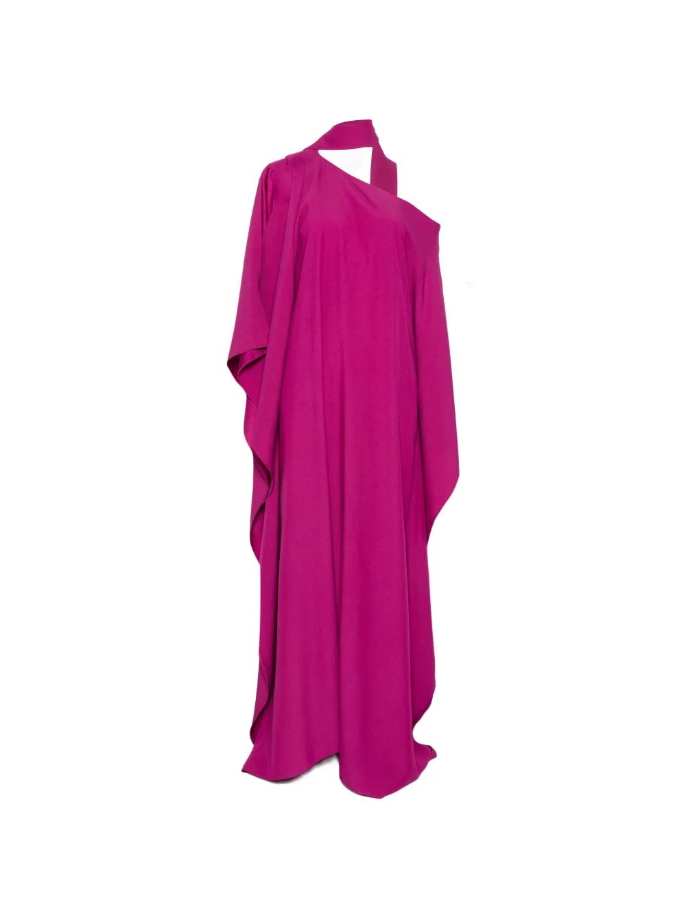 Taller Marmo one-shoulder cape-style maxi dress - Violett