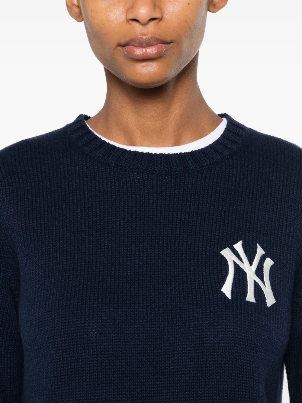 Sporty & Rich Heritage Yankees trui met borduurwerk Blauw
