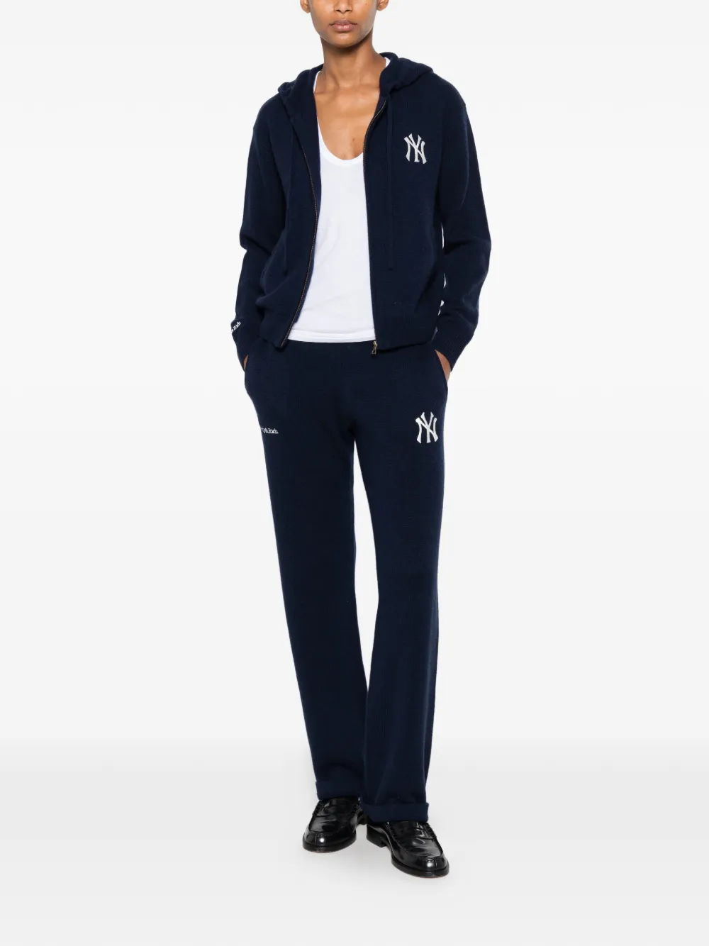 Sporty & Rich Heritage Yankees vest met capuchon Blauw