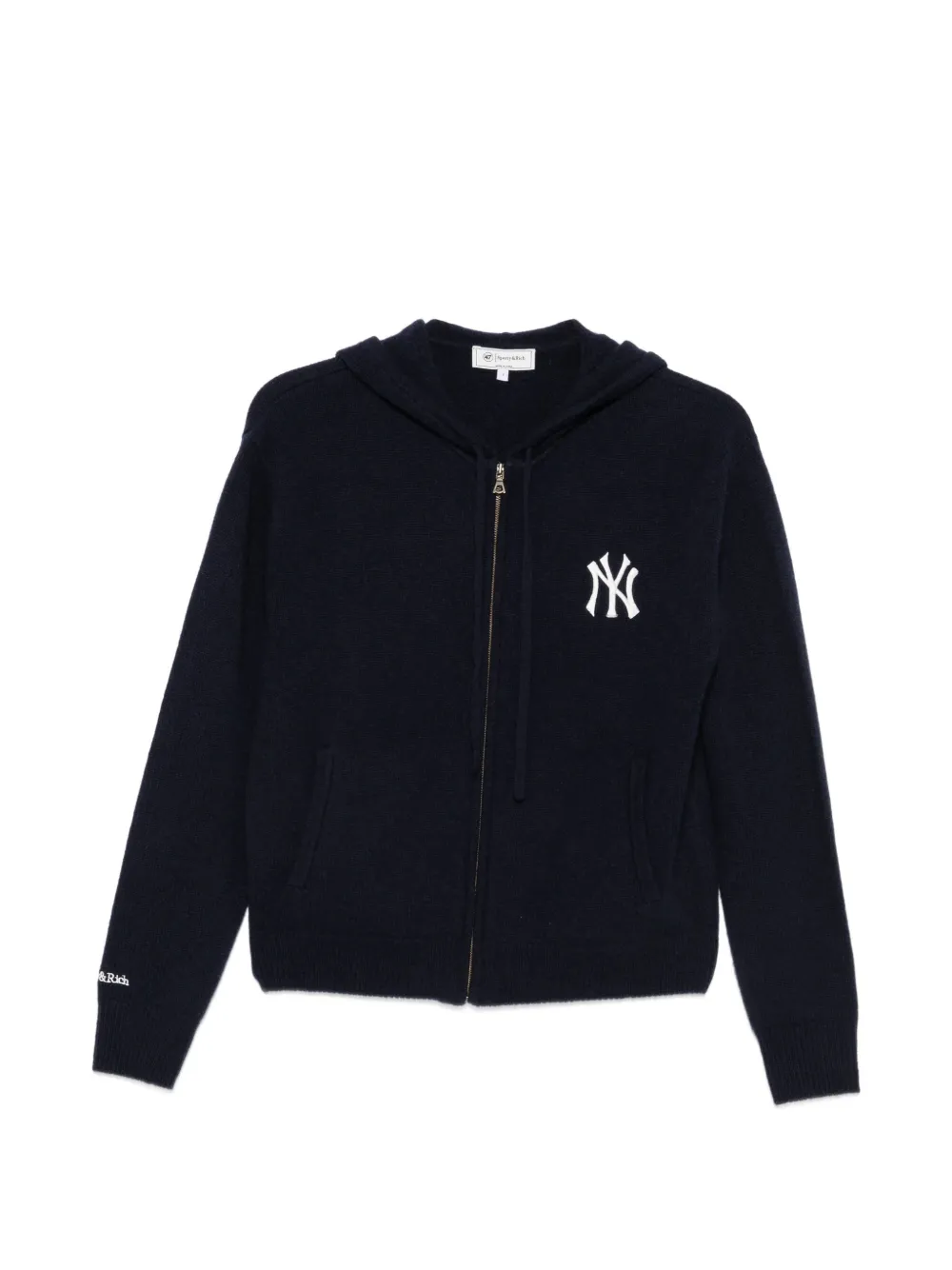 Sporty & Rich Heritage Yankees Serif hood cardigan - Blu
