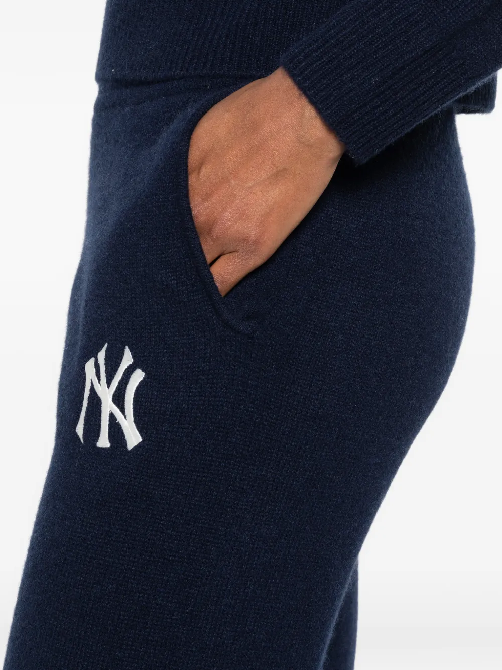 Sporty & Rich Heritage Yankees Serif broek Blauw
