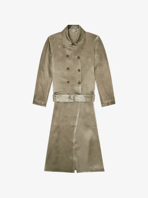 Diesel gabardina con efecto arrugado