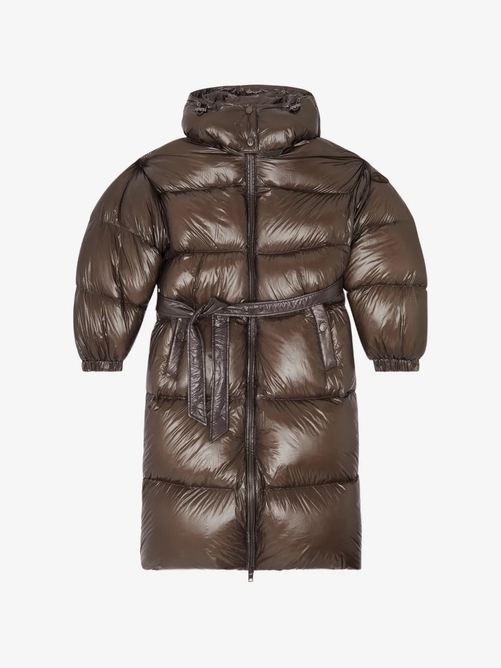 down puffer coat in ultra-light ripstop