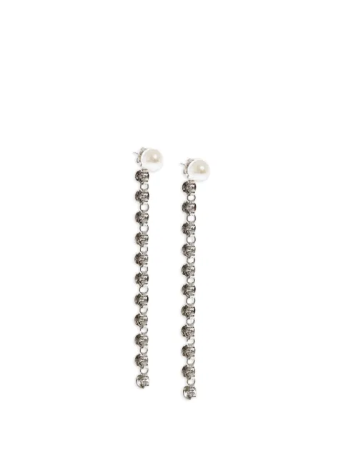 d'heygere pendientes Swarovski con mariposa y perla
