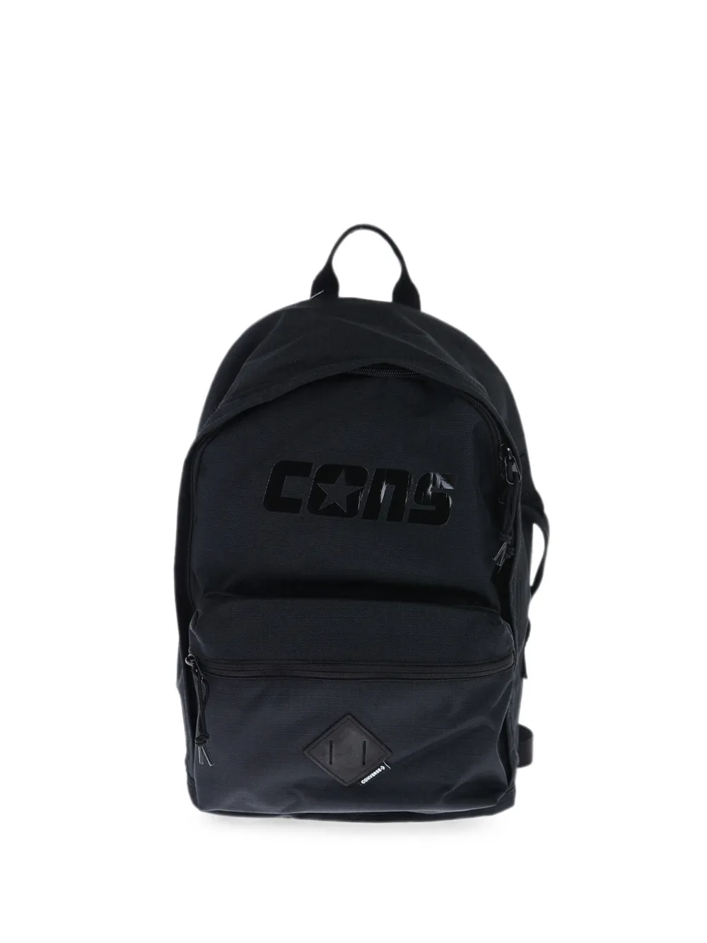 Converse Logo-print Ripstop Backpack In Black