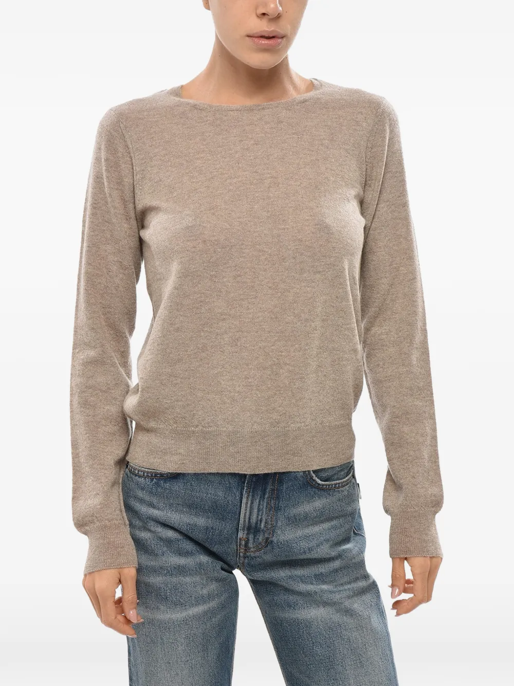 Malo crew-neck sweater - Nude