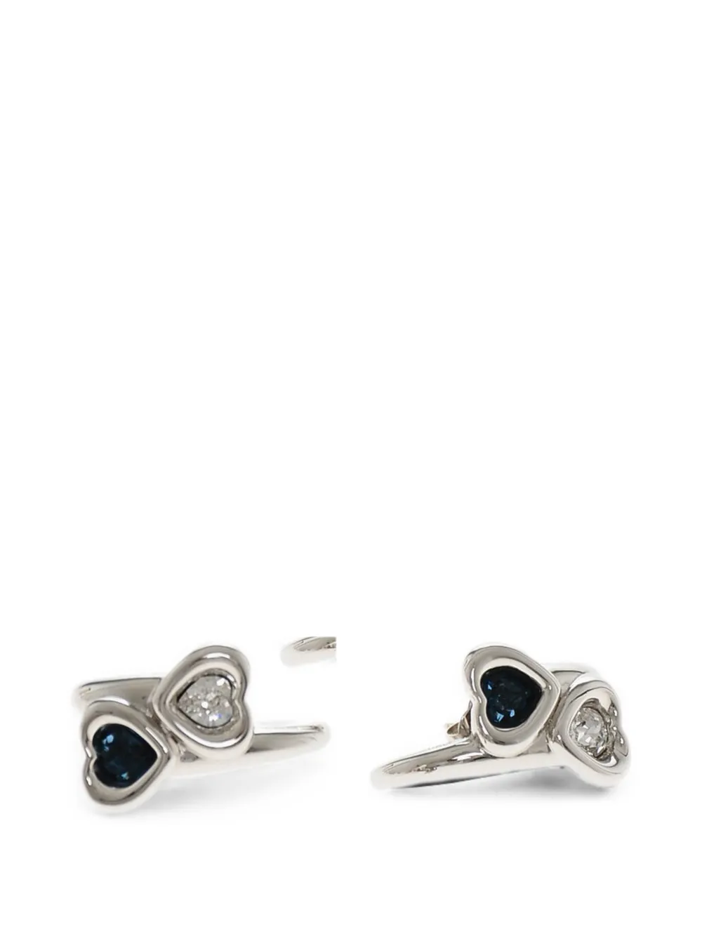 Jiwinaia heart-shaped earrings - Silber