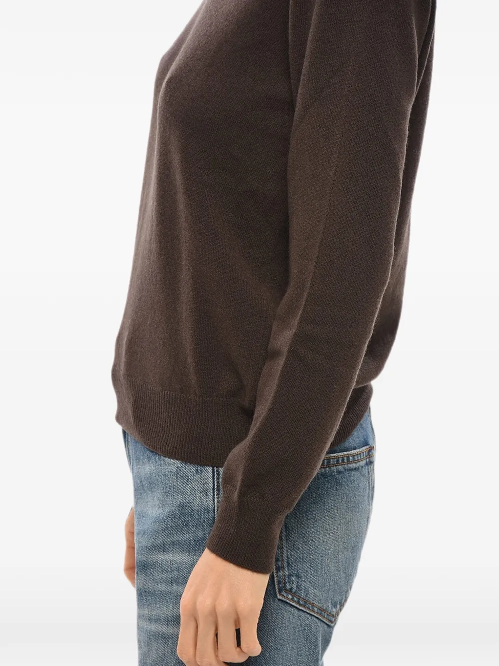 Malo crew-neck long-sleeve sweater Bruin