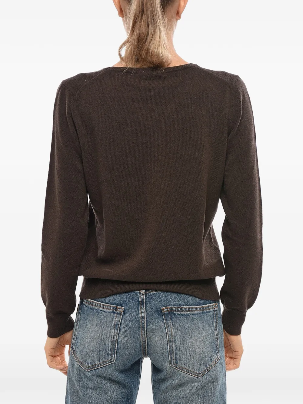 Malo crew-neck long-sleeve sweater Bruin