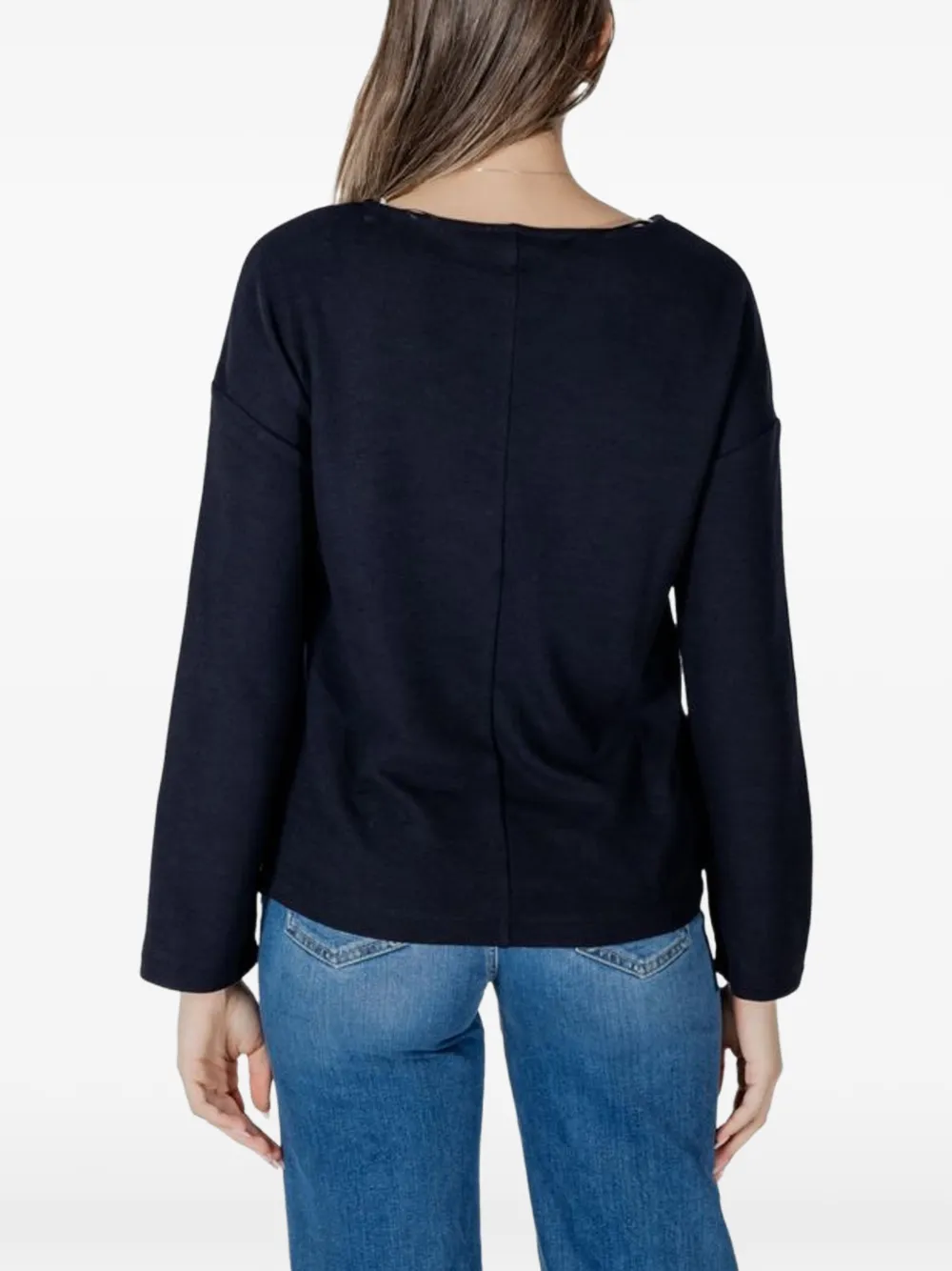 Street One Gebreide trui verfraaid met knopen Blauw