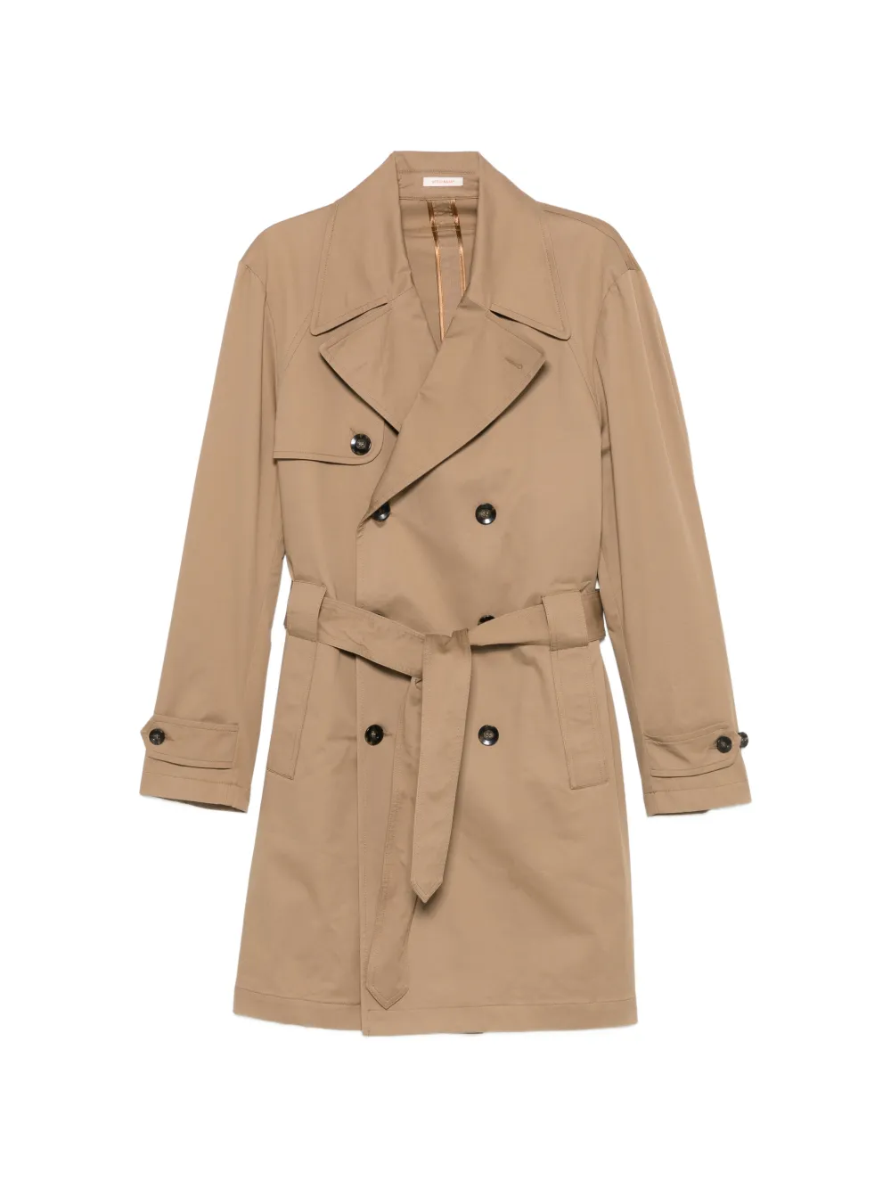 OFFICINA 36 double-breasted belted coat - Marrone