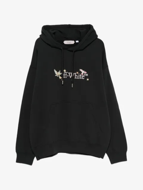 Off-White logo-print hoodie