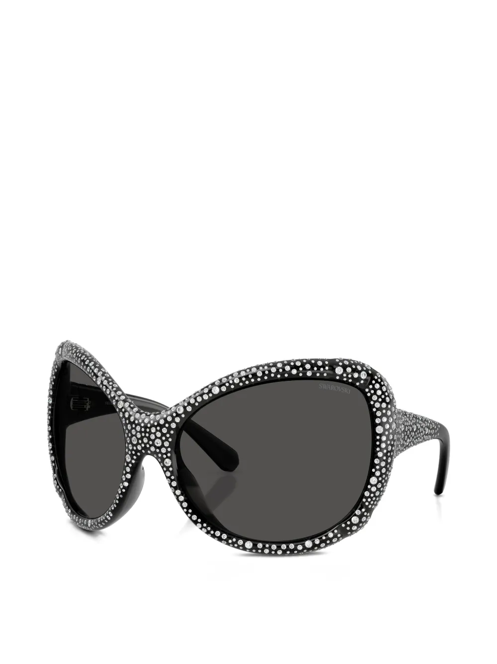 Swarovski Eyewear Zonnebril verfraaid met kristallen Zwart