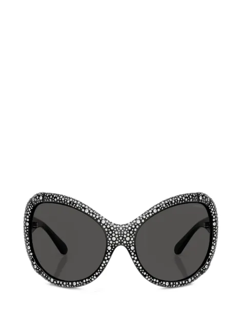 Swarovski Eyewear crystal-embellished butterfly-frame sunglasses