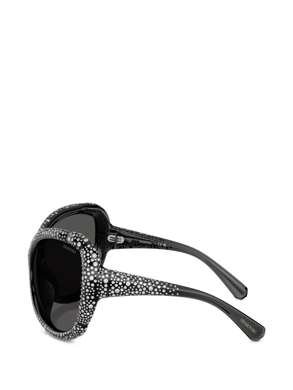 スワロフスキー✖︎9 Swarovski Eyewear crystal-embellished butterfly-frame Sunglasses