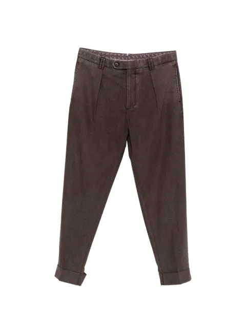 Berwich Chiaia pleated turn-up trousers