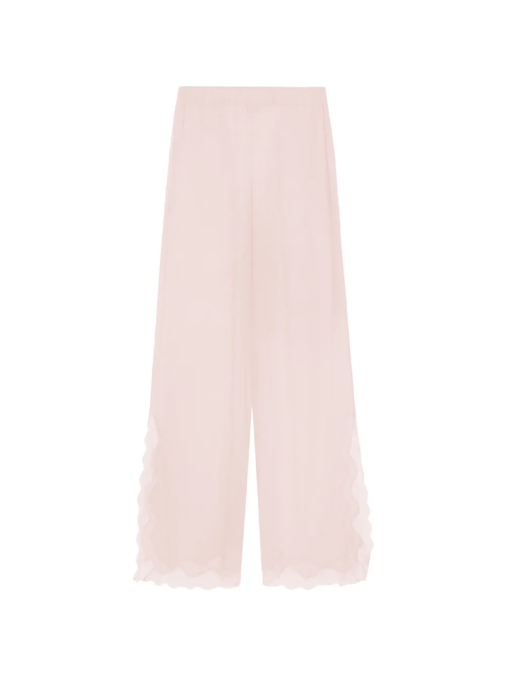 16Arlington Ricci lace-trim trousers - Pink