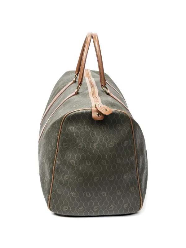 Christian Dior Pre-Owned ハニカム ボストンバッグ | ブラウン