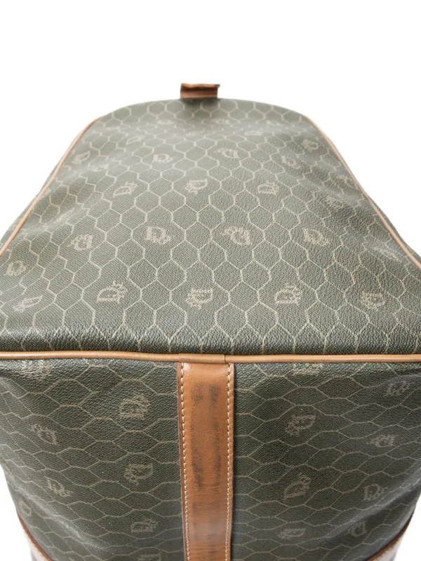 Christian Dior Pre-Owned ハニカム ボストンバッグ | ブラウン