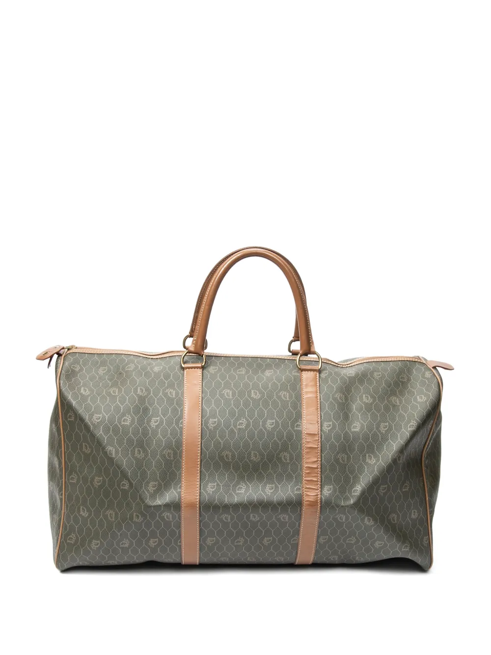 Christian Dior Pre-Owned Honeycomb holdall bag - Marrone