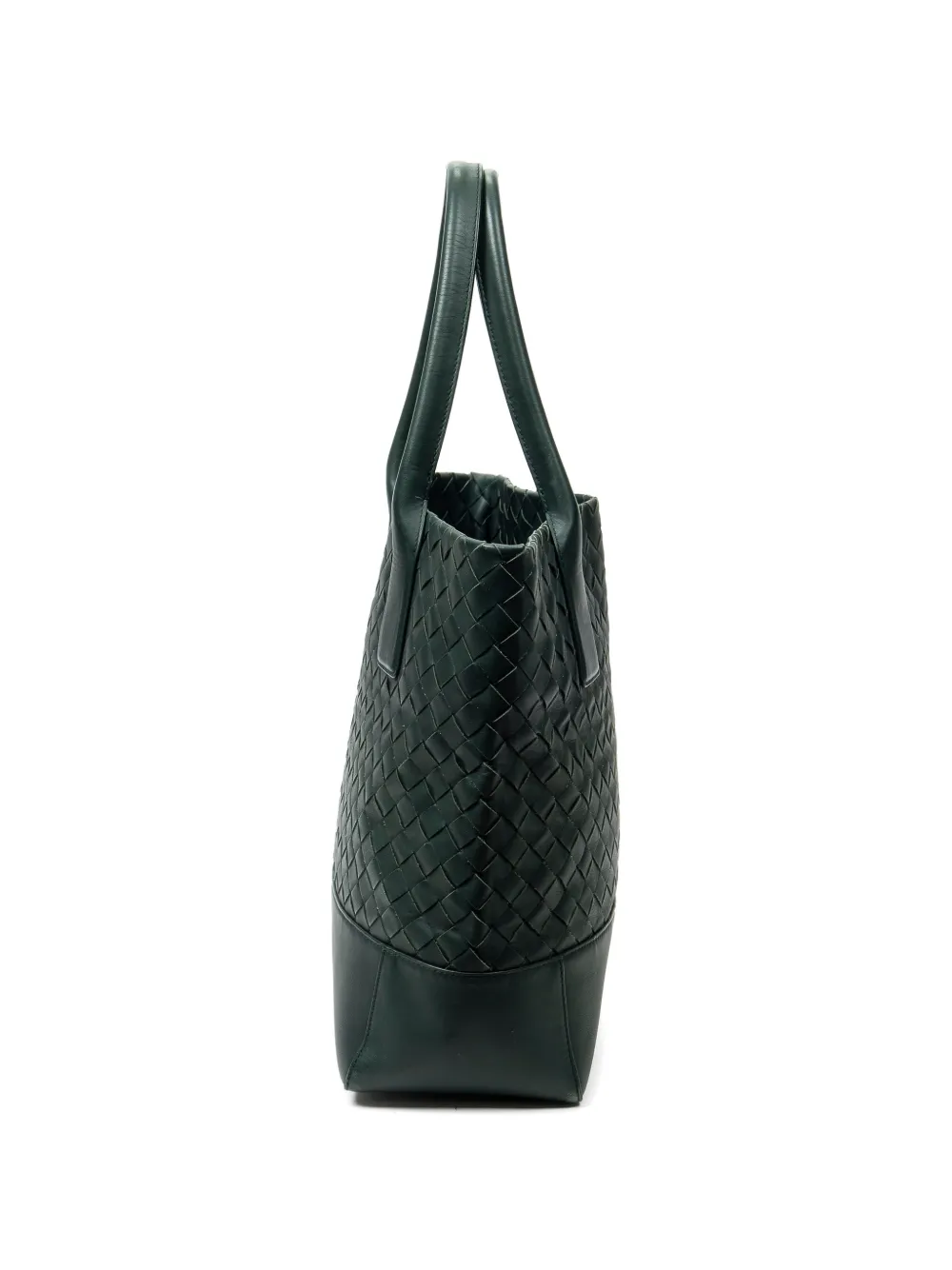 Bottega Veneta Pre-Owned Vertical schoudertas Groen